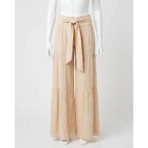 NEW FREE PEOPLE good day wide pant in sand